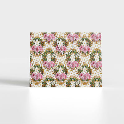 Rose Pattern on Cream Background