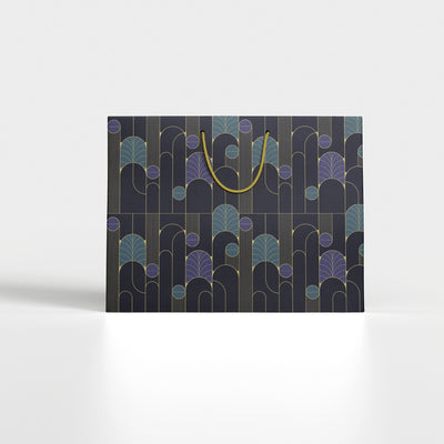 Geometric Art Deco Paper Bag