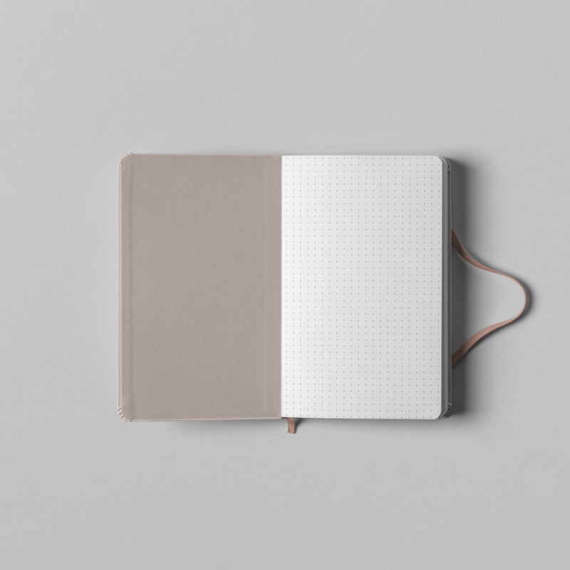 Peach Dot Grid Notebook