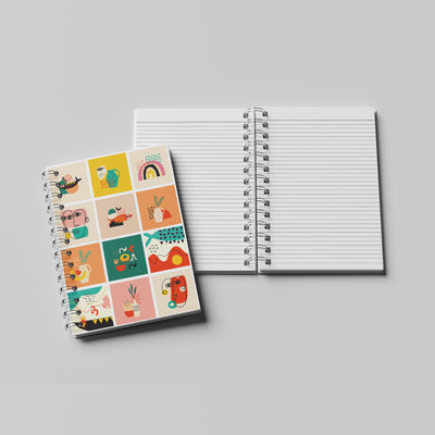 Modern Arts Ruled Notebook