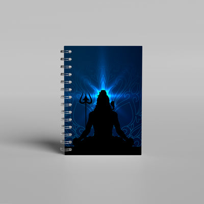 Silhouette Har Har Mahadev Ruled Notebook