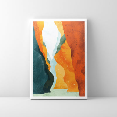 Enhance Your Spaces: Discover the Charm of a Set of 3 Boho Landscape Abstract Art Canvas Prints