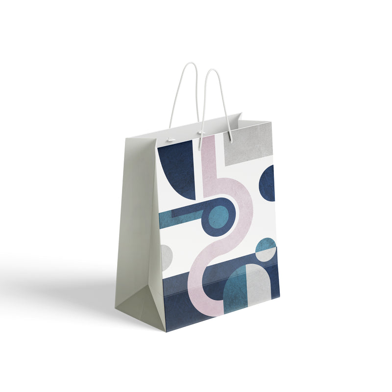 Geometric Abstract Art Paper bag