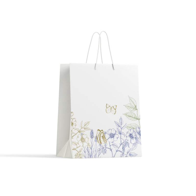 Botanical Line Art Paper bag