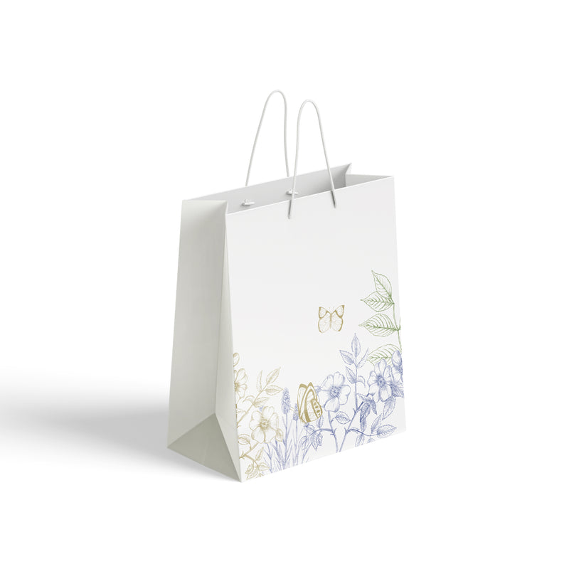 Botanical Line Art Paper bag