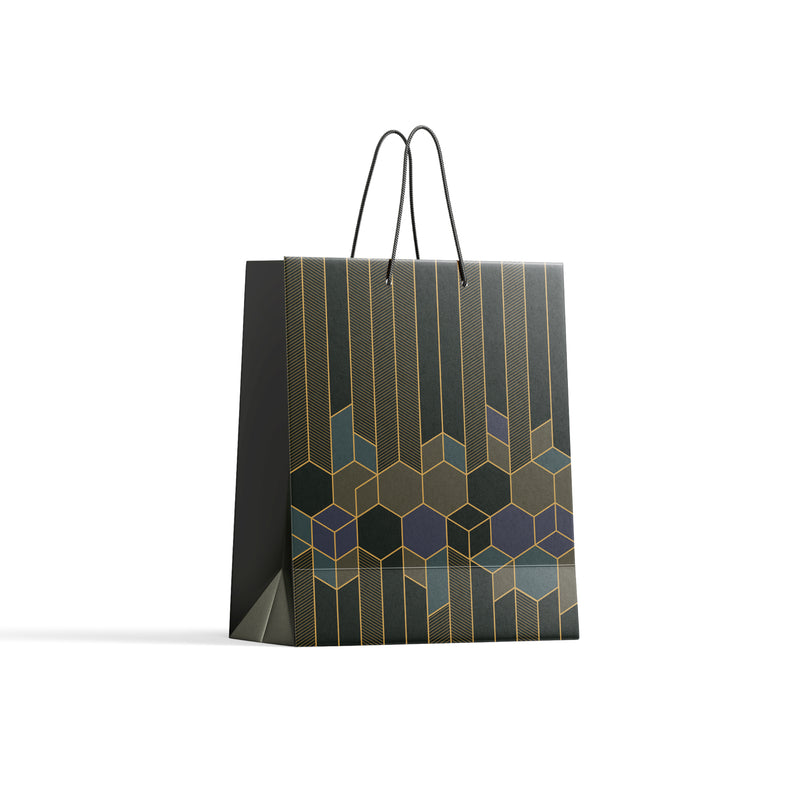 Gatsby Geometric Art Paper Bag