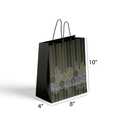 Gatsby Geometric Art Paper Bag