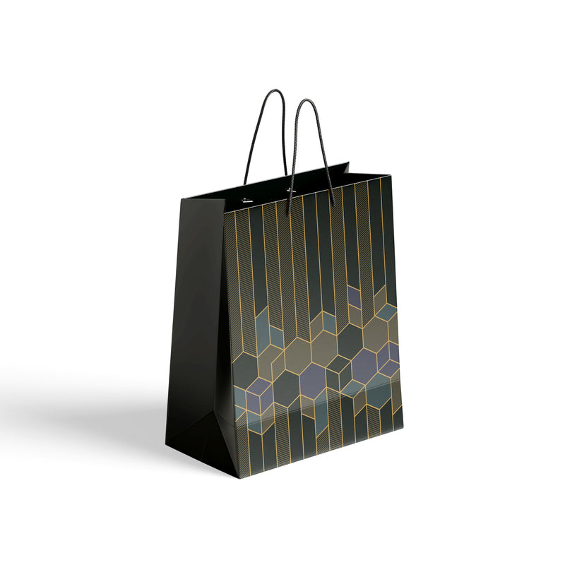 Gatsby Geometric Art Paper Bag