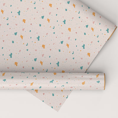 Colourful Terrazzo Pattern Wrapping Sheet