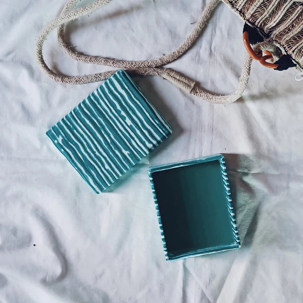 Handmade Paper Storage Box | Cotton Binded