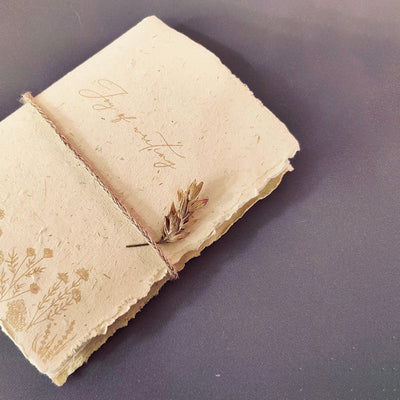 Journal Diary Notebook | Handmade Paper | 50 Pages